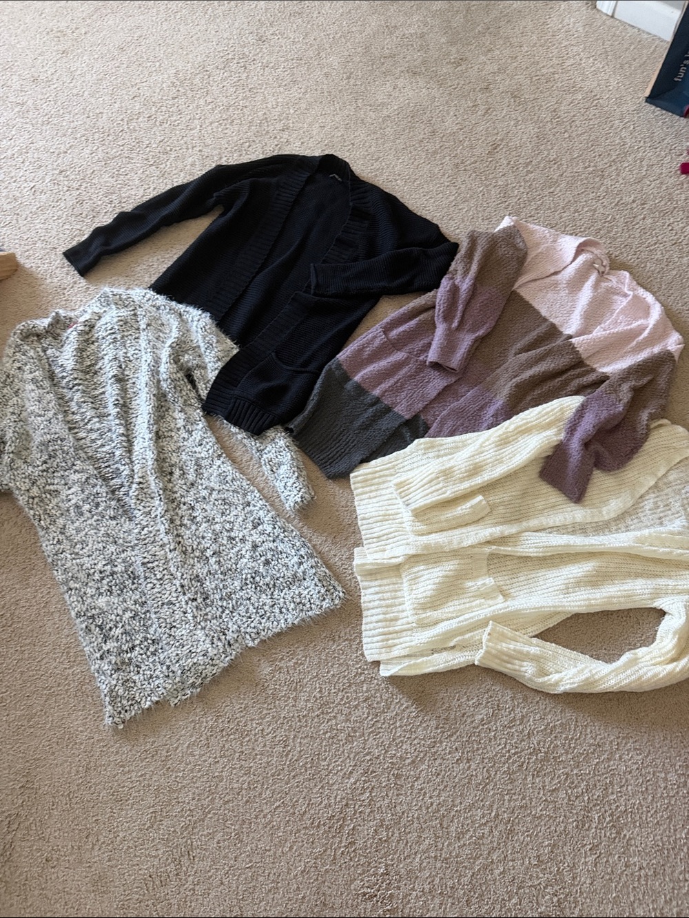 Open-Front Cardigan Sweater bundle